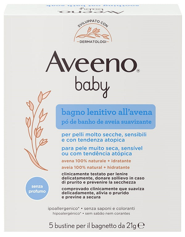 AVEENO BABY COLLOIDAL POLVERE BAGNO 5 X 21 G - AVEENO BABY COLLOIDAL POLVERE BAGNO 5 X 21 G