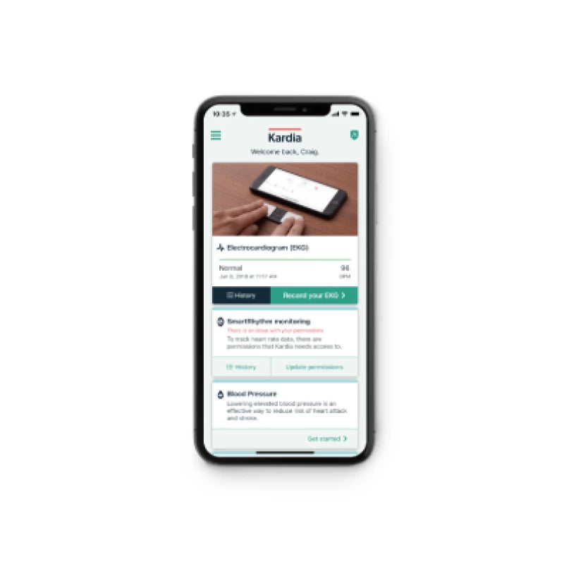 Omron KardiaMobile 1L KM-1L-E Elettrocardiogramma