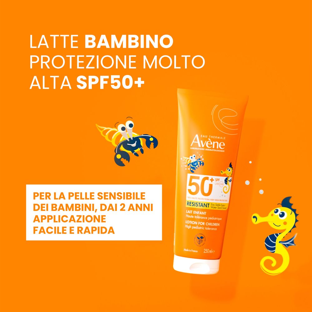 Eau Thermale Avène Solare Latte Bambino SPF 50+ 250 ml