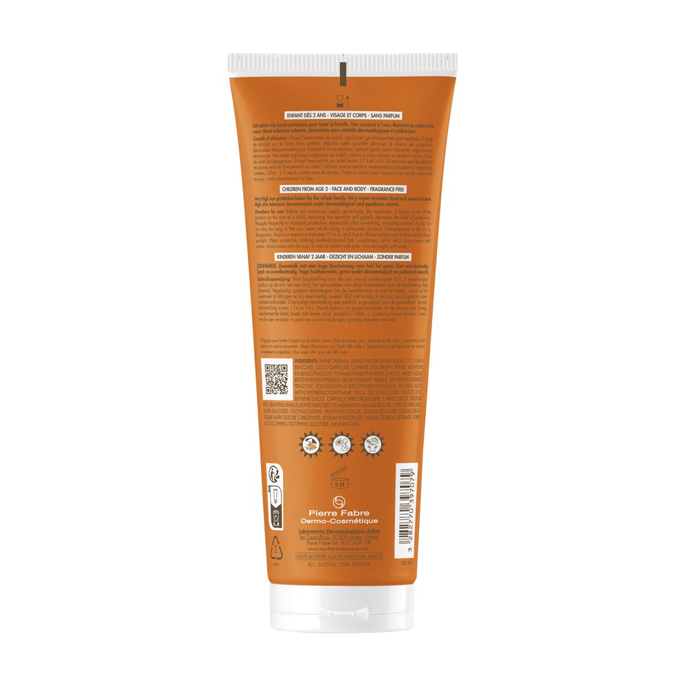 Eau Thermale Avène Solare Latte Bambino SPF 50+ 250 ml