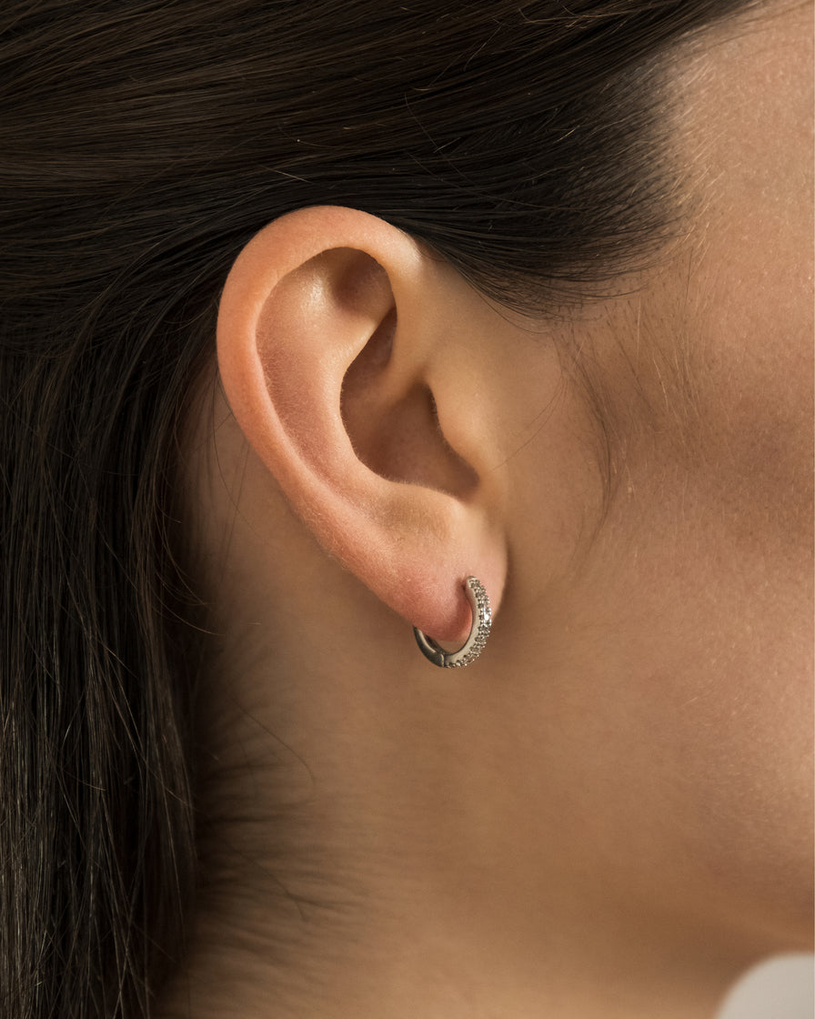 VERAME' Orecchini a cerchio Marta Argento