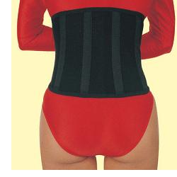 BENACTIV 8185 CORSETTO STECCATO UNISEX NERO L