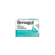 BENAGOL  24 Pastiglie gusto Mentolo-Eucaliptolo - Antisettico per Bocca e Gola