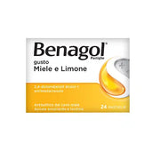 Benagol 24 Pastiglie Miele e Limone - atisettico per il cavo orale