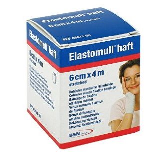 Benda Elastica Autoadesiva Elastomull Haft Compressione Forte 6X400 Cm