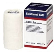 Benda Elastica Autoadesiva Elastomull Haft Compressione Forte 8X400 Cm