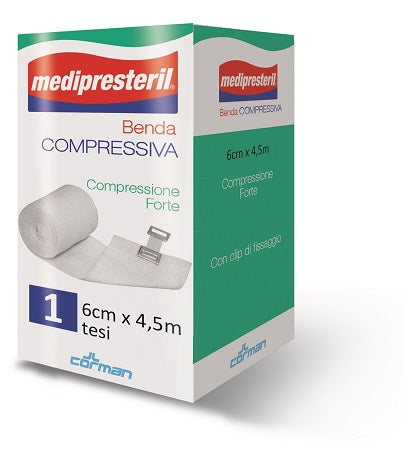 BENDA MEDIPRESTERIL COMPRESSIONE FORTE M4,5X6CM TESI