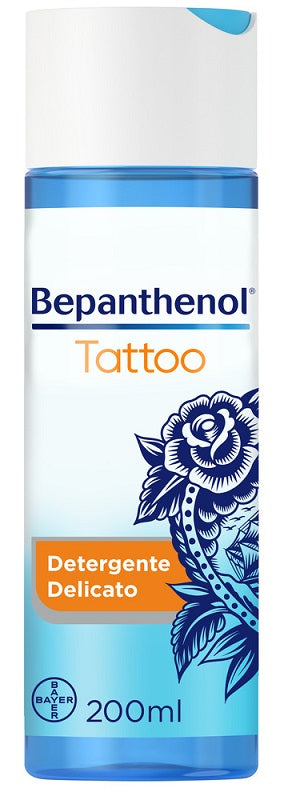 BEPANTHENOL TATTOO DETERGENTE DELICATO 200 ML - BEPANTHENOL TATTOO DETERGENTE DELICATO 200 ML