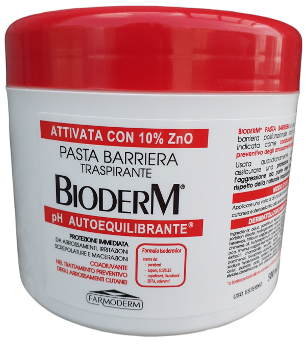 BIODERM PASTA BARRIERA ZINCO 500 ML - BIODERM PASTA BARRIERA ZINCO 500 ML