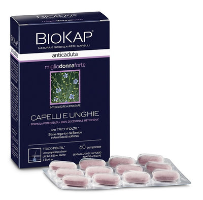 Bios line Biokap Miglio Donna Forte Integratore Capelli e Unghie 60 Compresse