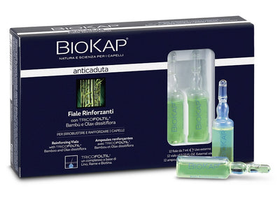 Bios Line BIOKAP FIALE RINFORZANTI ANTICADUTA CON TRICOLTIL 12 PEZZI DA 7 ML NEW