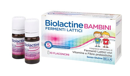 BIOLACTINE BAMBINI 10 FLACONCINI 8 ML - BIOLACTINE BAMBINI 10 FLACONCINI 8 ML