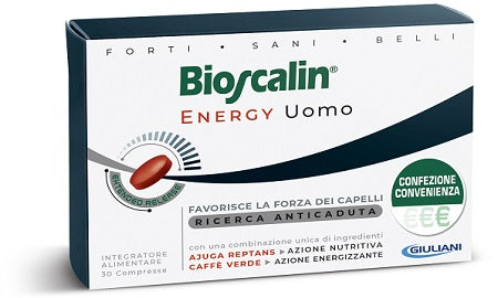 Bioscalin Energy Capelli Uomo 30 Compresse Trattamento 1 mese