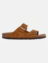 BIRKENSTOCK ARIZONA SFB MINK NUBUCK LEATHER 39