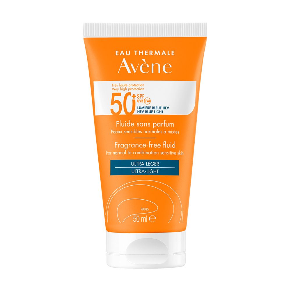 Eau Thermale Avène Sol Fluido Senza Profumo SPF 50+ 50 ml