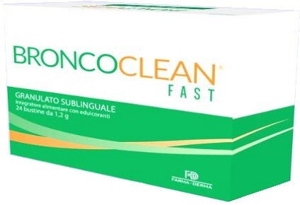 BRONCOCLEAN FAST GRANULATO SUBLINGUALE 24 BUSTINE - BRONCOCLEAN FAST GRANULATO SUBLINGUALE 24 BUSTINE