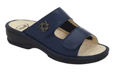 CALZATURA ORTOPEDICA EMILIA ELASTIC LEATHER W NAVY BLUE 40
