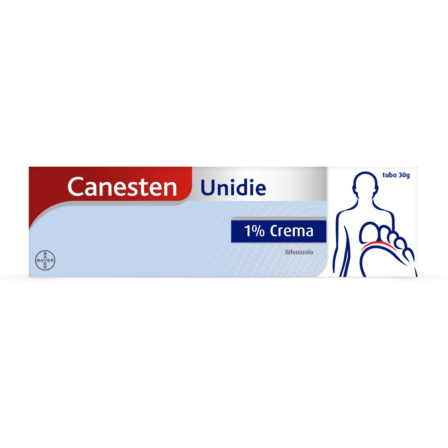 Canesten Unidie Crema Antimicotico Antifungino contro Funghi Micosi Piede d'Atleta Tubo 30g
