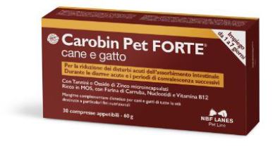 CAROBIN PET FORTE 30 COMPRESSE - CAROBIN PET FORTE 30 COMPRESSE