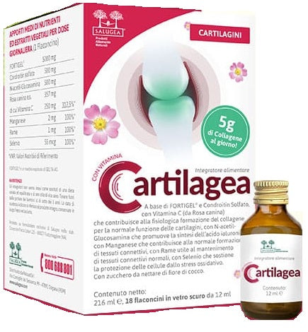CARTILAGEA SALUGEA 18 FLACONCINI DA 12 ML - CARTILAGEA SALUGEA 18 FLACONCINI DA 12 ML