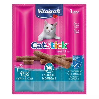 Vitakraft Cat Stik Mini Sogliola E Omega 3pz 18g