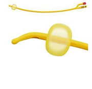 CATETERE FOLEY A MEDIA PERMANENZA  RUSCH GOLD PLUS A 3 VIE IN SILKOLATEX LATTICE-SILICONE PER ADULTO CH20 LUNGHEZZA 40 CM PUNTA CILINDRICA A 2 FORI PALLONCINO 5-15 ML 1 PEZZO