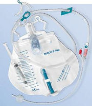 CATETERE IN SILICONE SCANALATO PROFILCATH PRECONNESSO CH14 LUNGHEZZA 40CM + SACCA DI DRENAGGIO DA 2000ML GRADUATA CON TUBO DI SCARICO ELASTICO E CHIUSURA A MORSETTO