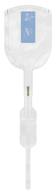 CATETERE URINARIO MONOUSO AUTOLUBRIFICANTE IDROFILO SACCA INTEGRATA POBE LUBRIFICAZIONE POLIVINILPIRROLIDONE SOLUZIONE SALINA STERILE UOMO PUNTA NELATON CH14 40 CM 30 PEZZI