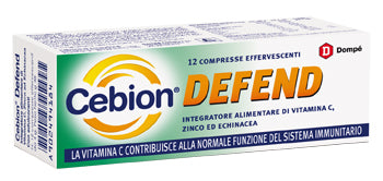 CEBION DEFEND 12 COMPRESSE EFFERVESCENTI