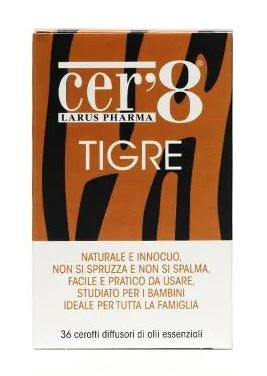 CER'8 TIGRE CUSCINETTO ADESIVO 36 PEZZI - CER'8 TIGRE CUSCINETTO ADESIVO 36 PEZZI