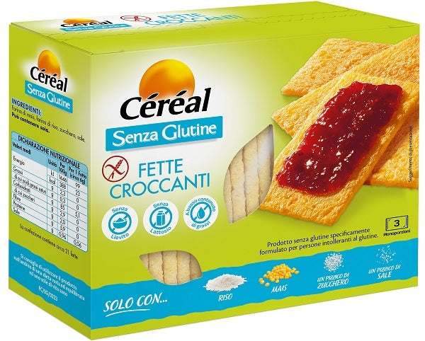 CEREAL FETTE CROCCANTI 3 MONOPORZIONI - CEREAL FETTE CROCCANTI 3 MONOPORZIONI