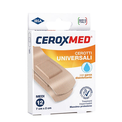CEROTTI UNIVERSALI CEROXMED MEDI 12 PEZZI