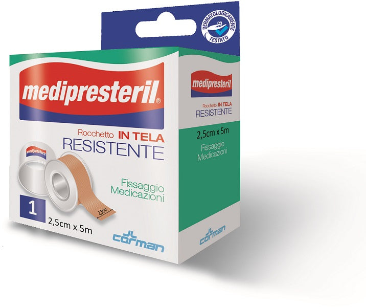 Medipresteril Cerotto Rocchetto Tela 2.5cm x 5m