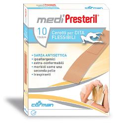 CEROTTO PER DITA MEDIPRESTERIL FLESSIBILE 12X2CM 10 PEZZI - CEROTTO PER DITA MEDIPRESTERIL FLESSIBILE 12X2CM 10 PEZZI