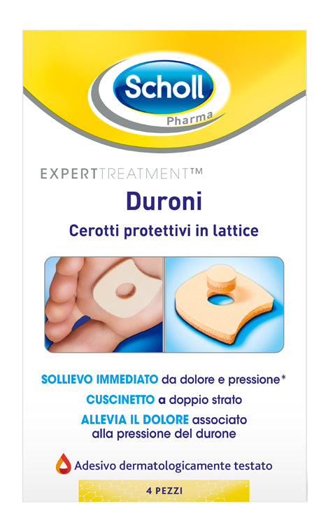 CEROTTO PROTETTIVO PER DURONI SCHOLL IN LATTICE 4 PEZZI