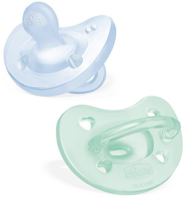 CHICCO GOMMOTTO SILICONE AZZURRO 2-6 MESI 2 PEZZI - CHICCO GOMMOTTO SILICONE AZZURRO 2-6 MESI 2 PEZZI