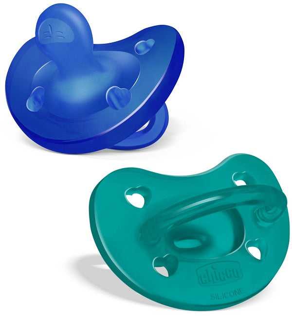 CHICCO GOMMOTTO SILICONE AZZURRO 6-16 MESI 2 PEZZI - CHICCO GOMMOTTO SILICONE AZZURRO 6-16 MESI 2 PEZZI