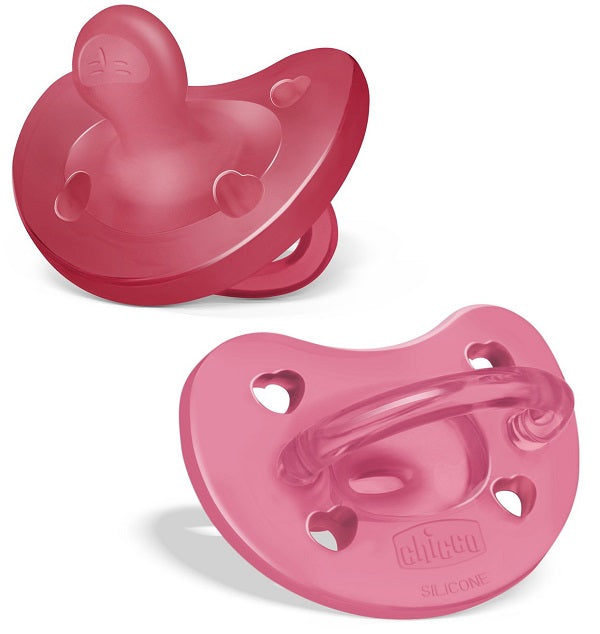 CHICCO GOMMOTTO SILICONE ROSA 16-36 MESI 2 PEZZI - CHICCO GOMMOTTO SILICONE ROSA 16-36 MESI 2 PEZZI