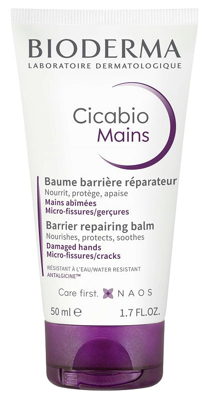 BIODERMA Cicabio Mains Crema mani danneggiate screpolate fissurate 50 ML