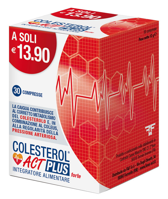 COLESTEROL ACT PLUS FORTE 30 COMPRESSE - COLESTEROL ACT PLUS FORTE 30 COMPRESSE
