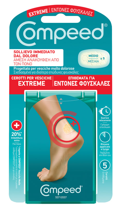 Compeed Cerotti Per Vesciche Extreme 5 Pezzi - Compeed Cerotti Per Vesciche Extreme 5 Pezzi