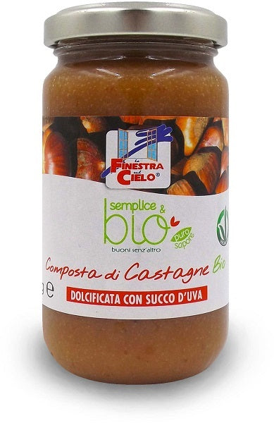 COMPOSTA DI CASTAGNE CON SUCCO D'UVA 220 G