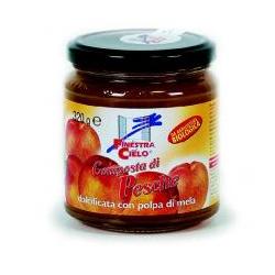 COMPOSTA DI PESCHE BIO CON POLPA DI MELA 320 G