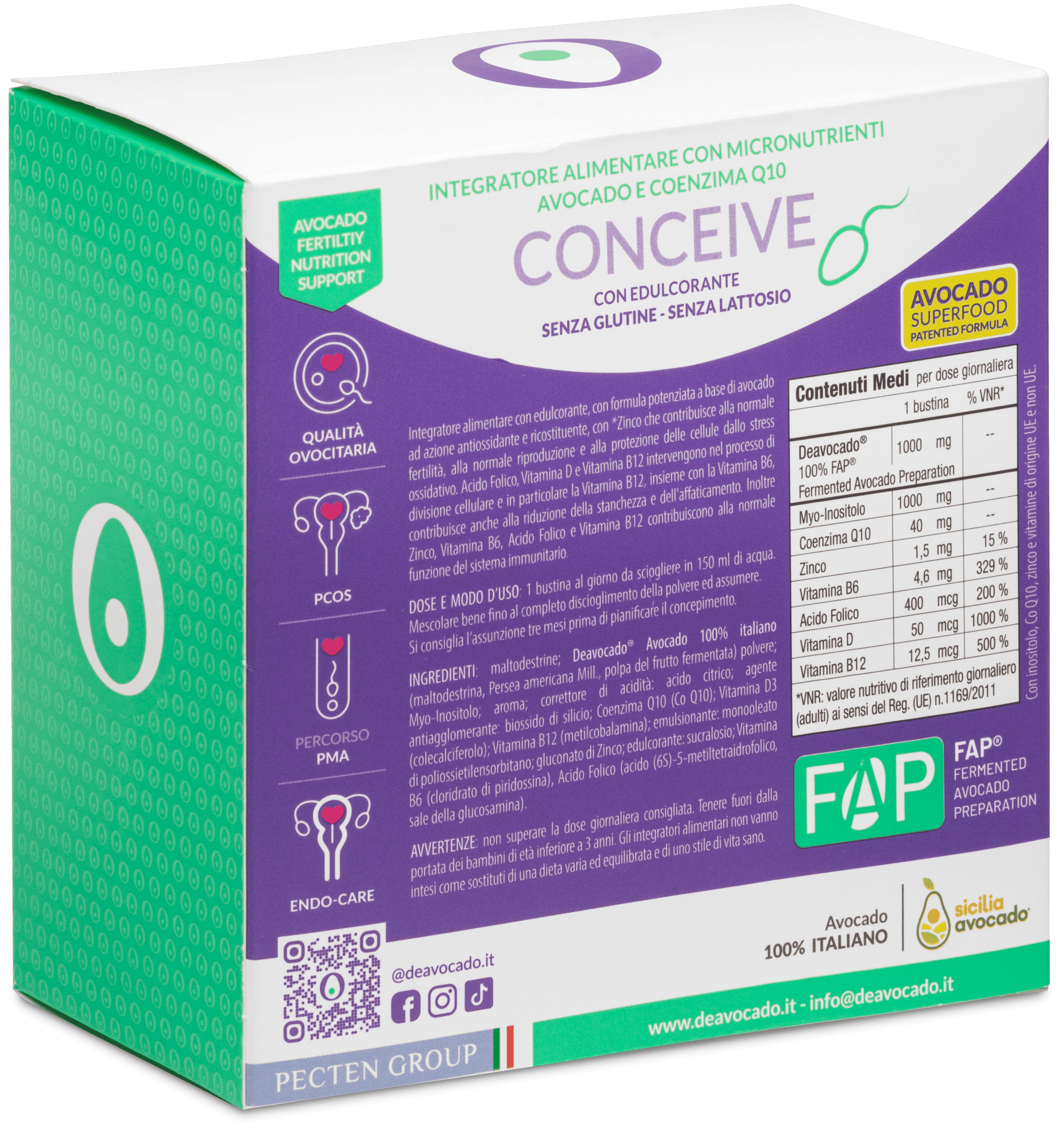 Deavocado Conceive Intensive Support 30 Buste 150g