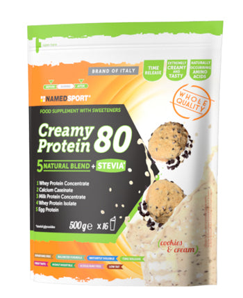 CREAMY PROTEIN 80 COOKIES & CREAM 500 G - CREAMY PROTEIN 80 COOKIES & CREAM 500 G