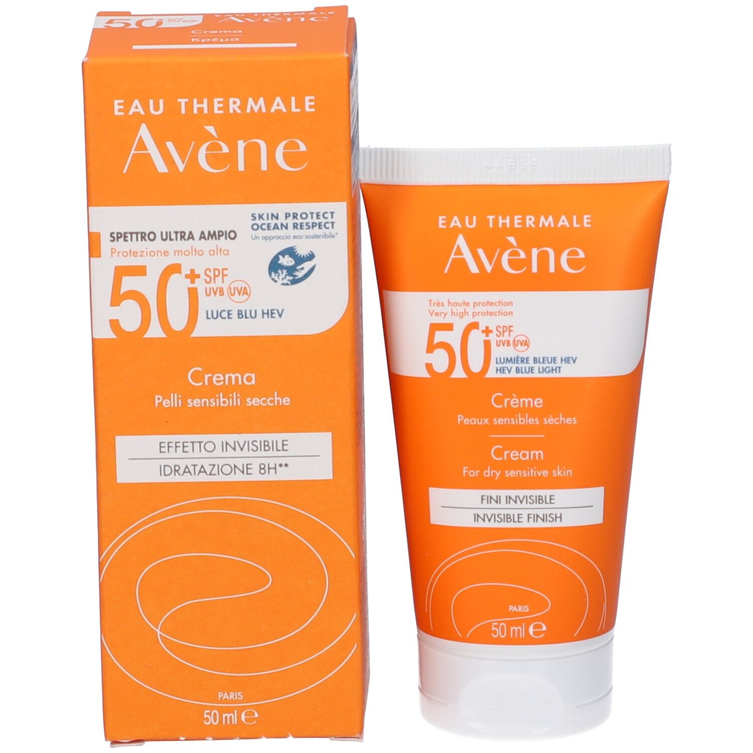 Eau Thermale Avène Sol Crema SPF 50+ 50 ml