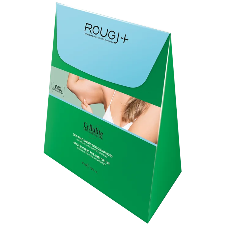 Rougj Cellulite Trattamento Crio Trattamento Braccia Monouso 2 Manicotti 40 ml