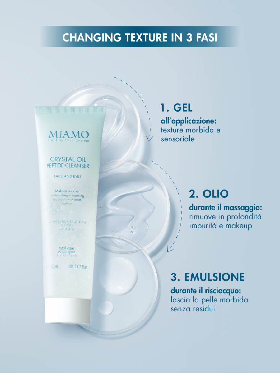 MIAMO Crystal Oil Peptide Cleanser 150 ml