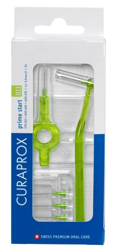 CURAPROX CPS 011 SCOVOLINO PRIME START 011 LIME GREEN 5 PEZZI - CURAPROX CPS 011 SCOVOLINO PRIME START 011 LIME GREEN 5 PEZZI