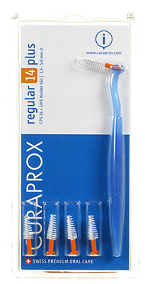 CURAPROX CPS REGULAR CPS 14 CON 5 SCOVOLINI + SUPPORTO - CURAPROX CPS REGULAR CPS 14 CON 5 SCOVOLINI + SUPPORTO